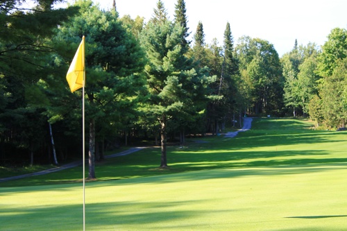 Picturesque nine hole golf course in Lanark Ontario, near Perth and Ottawa - tree lined fairways, meandering creek and challenging elevation changes