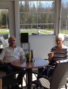 Picturesque nine hole golf course in Lanark Ontario, near Perth and Ottawa - tree lined fairways, meandering creek and challenging elevation changes