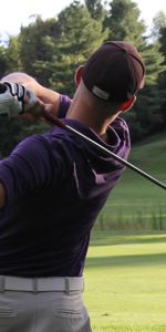 Picturesque nine hole golf course in Lanark Ontario, near Perth and Ottawa - tree lined fairways, meandering creek and challenging elevation changes