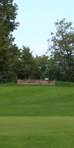 Picturesque nine hole golf course in Lanark Ontario, near Perth and Ottawa - tree lined fairways, meandering creek and challenging elevation changes