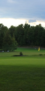 Picturesque nine hole golf course in Lanark Ontario, near Perth and Ottawa - tree lined fairways, meandering creek and challenging elevation changes