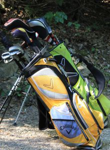 Picturesque nine hole golf course in Lanark Ontario, near Perth and Ottawa - tree lined fairways, meandering creek and challenging elevation changes